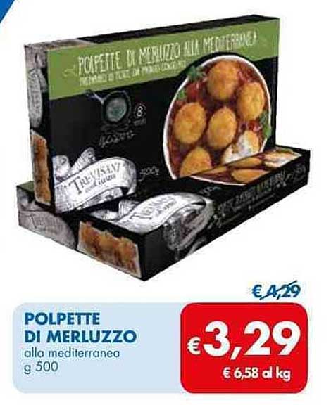 POLPETTE DI MERLUZZO alla mediterranea