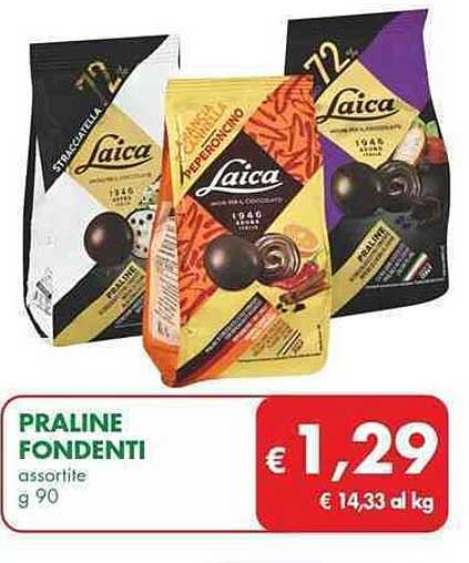 PRALINE FONDENTI