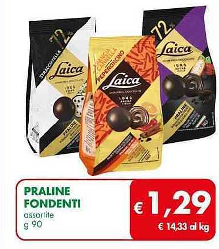 PRALINE FONDENTI