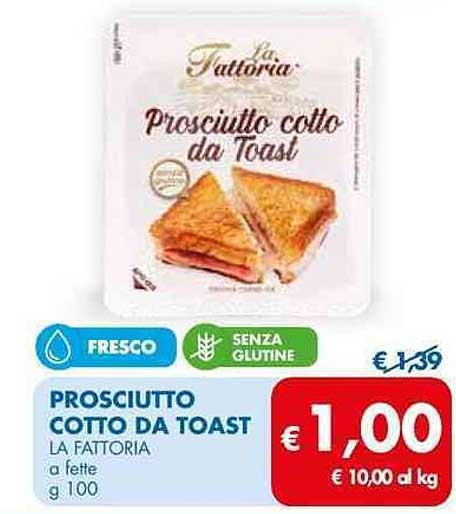 PROSCIUTTO COTTO DA TOAST