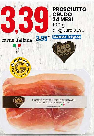 PROSCIUTTO CRUDO 24 MESI