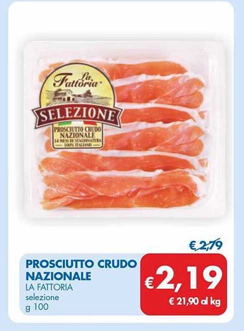 PROSCIUTTO CRUDO NAZIONALE