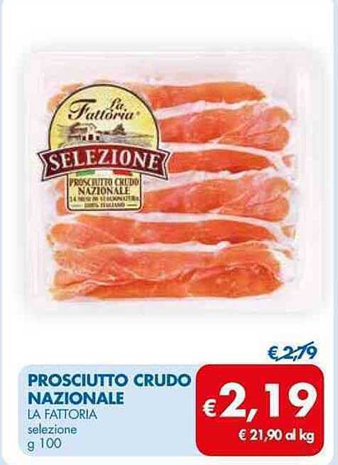 PROSCIUTTO CRUDO NAZIONALE