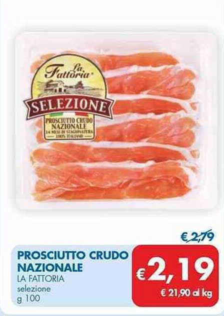 PROSCIUTTO CRUDO NAZIONALE