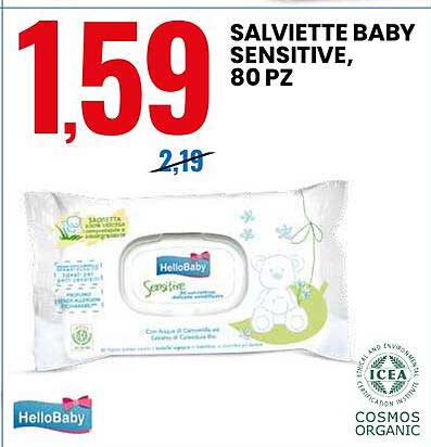 SALVIETTE BABY SENSITIVE, 80 PZ