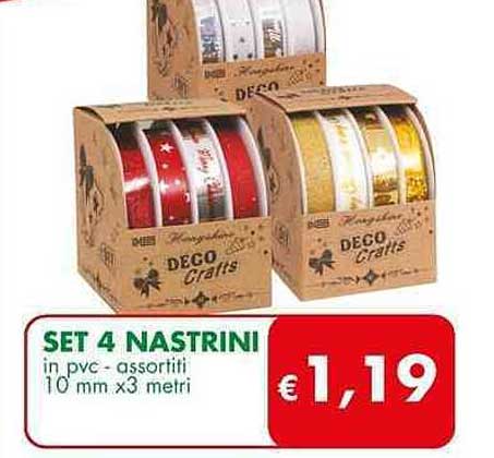 SET 4 NASTRINI