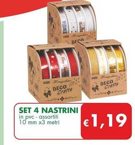 SET 4 NASTRINI