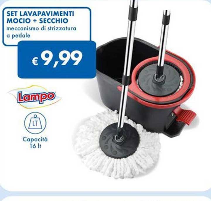 SET LAVAPAVIMENTI MOCHO + SECCHIO