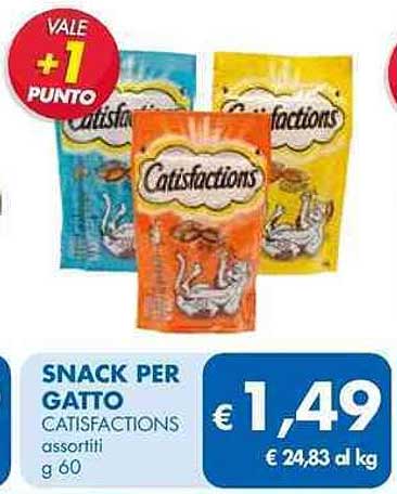 SNACK PER GATTO CATISFACTIONS