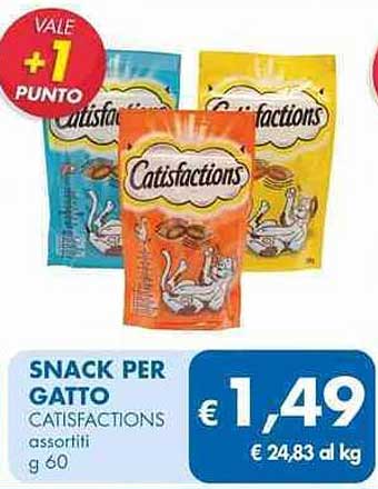 SNACK PER GATTO CATSIFICATIONS