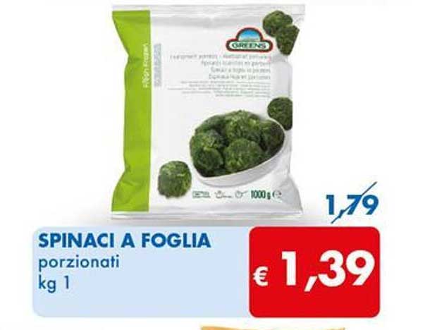 SPINACI A FOGLIA