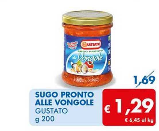 Sugo pronto alle vongole