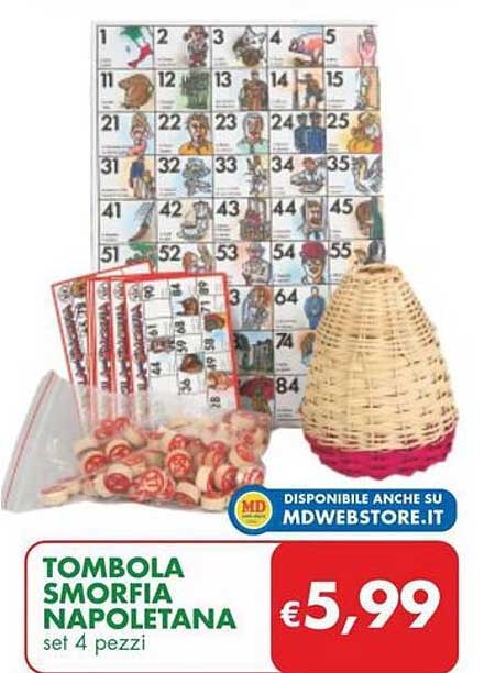 TOMBOLA SMORFIA NAPOLETANA