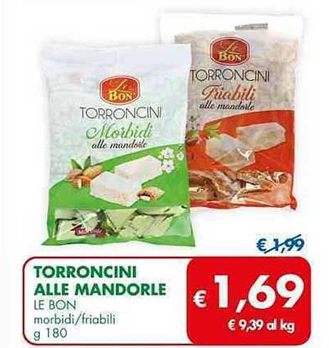 TORRONCINI ALLE MANDORLE