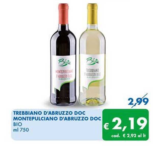 TREBBIANO D'ABRUZZO DOC MONTEPOLICIANO D'ABRUZZO DOC BIO