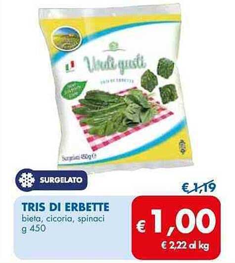 TRIS DI ERBETTE