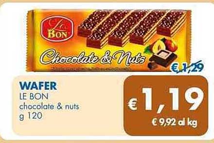 WAFER LE BON Chocolate & Nuts