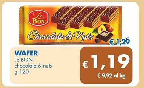 WAFER LE BON chocolate & nuts