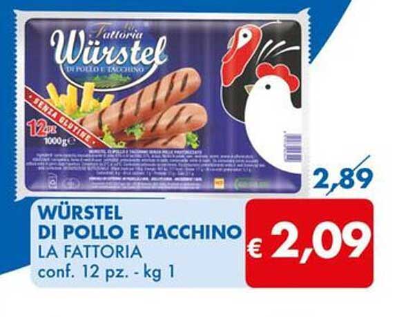 WÜRSTEL DI POLLO E TACCHINO