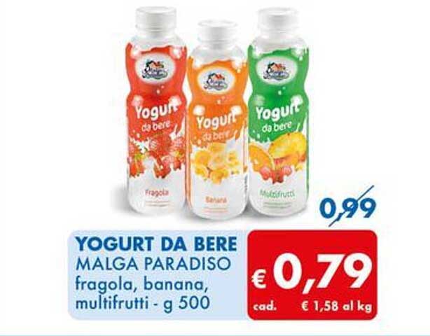 YOGURT DA BERE MALGA PARADISO