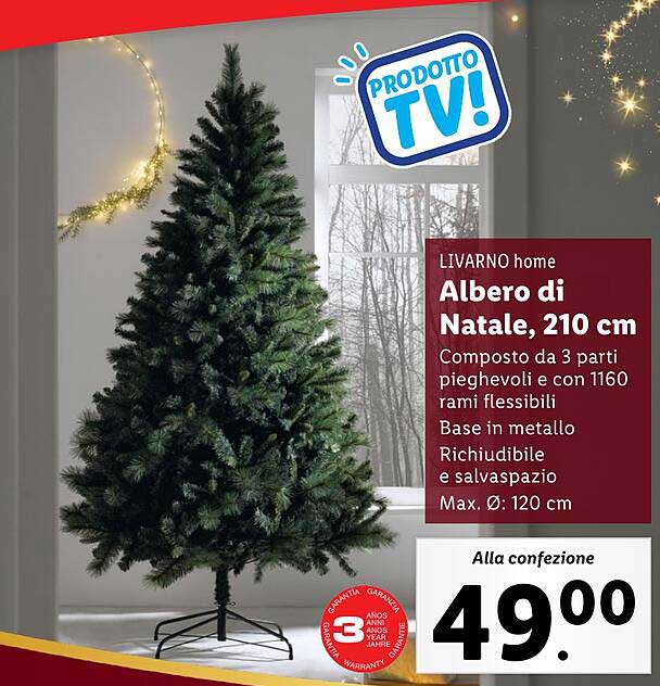 Albero di Natale, 210 cm