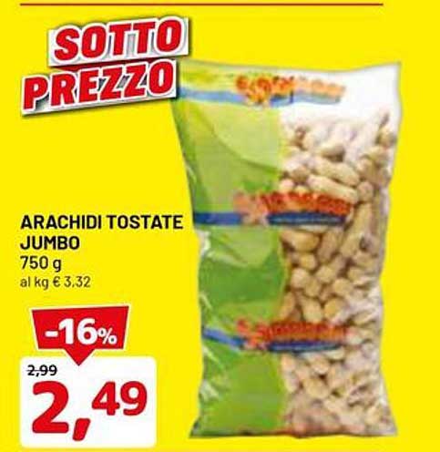 ARACHIDI TOSTATE JUMBO