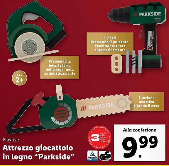 Attrezzo giocattolo in legno "Parkside"