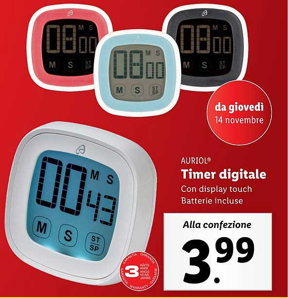 AURIOL® Timer digitale