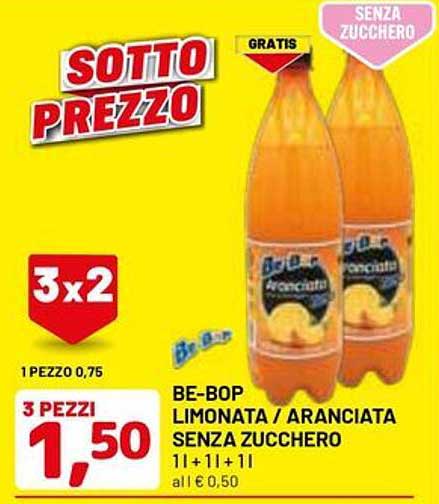 BE-BOP LIMONATA / ARANCIATA SENZA ZUCCHERO