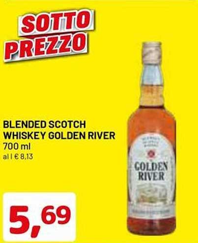 BLENDED SCOTCH WHISKEY GOLDEN RIVER