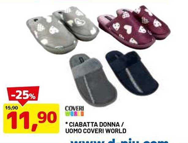 CIABATTA DONNA / UOMO COVERI WORLD