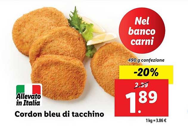 Cordon bleu di tacchino