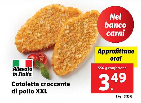 Cotoletta croccante di pollo XXL