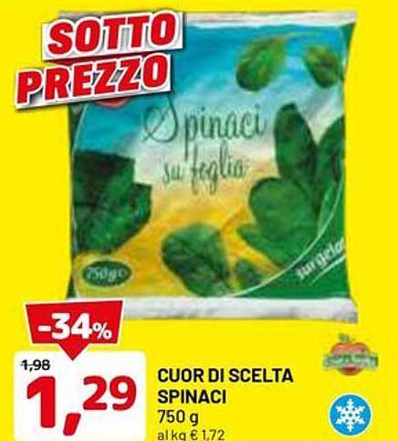 CUOR DI SCELTA SPINACI