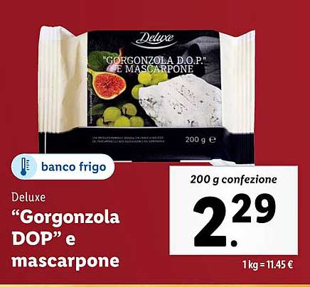 Deluxe "Gorgonzola DOP" e mascarpone