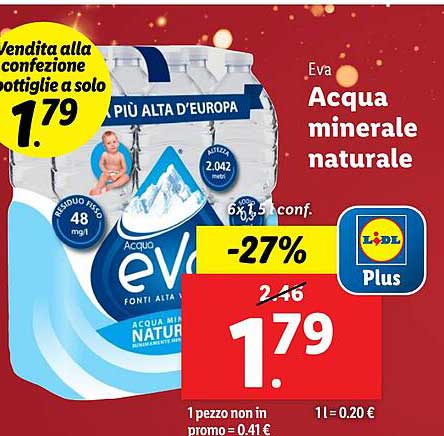 Eva Acqua minerale naturale