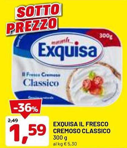 EXQUISA IL FRESCO CREMOSO CLASSICO