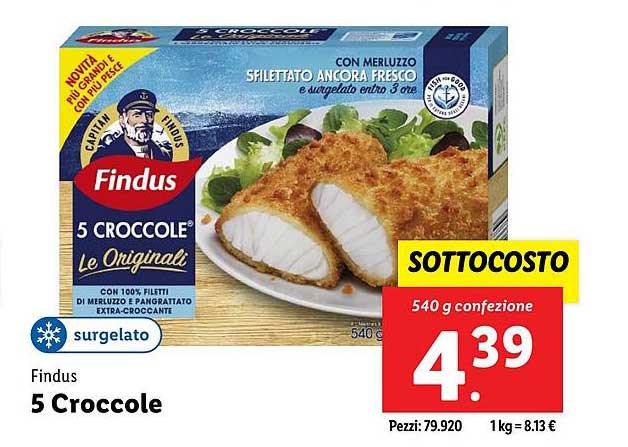 Findus 5 Croccole Le Originali