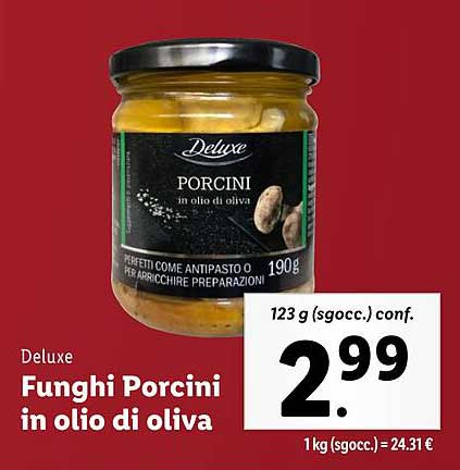 Funghi Porcini in olio di oliva