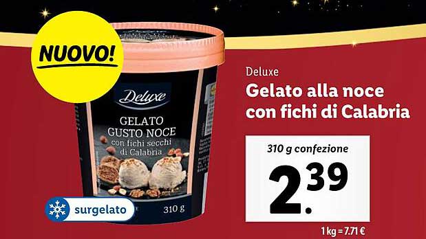 Gelato alla noce con fichi di Calabria