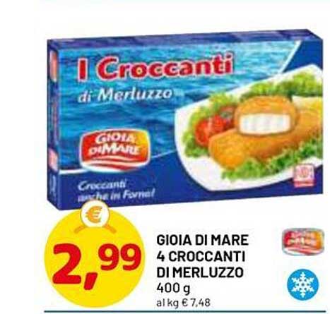 GIOIA DI MARE 4 CROCCANTI DI MERLUZZO