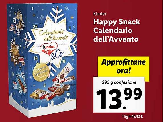 Happy Snack Calendario dell'Avvento