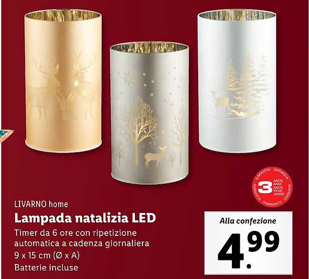 Lampada natalizia LED