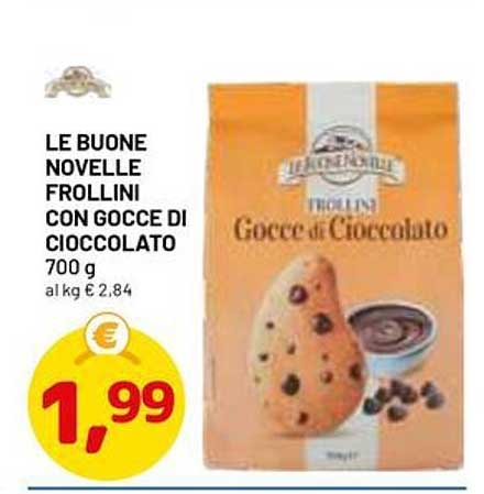 LE BUONE NOVELLE FROLLINI CON GOCCE DI CIOCCOLATO