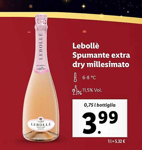 Lebollè Spumante extra dry millesimato