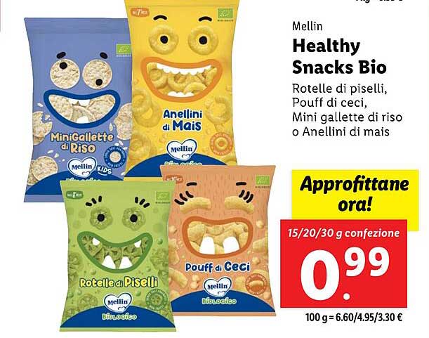 Mellin Healthy Snacks Bio