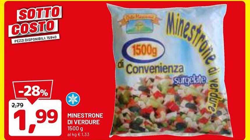 MINESTRONE DI VERDURE 1500 g