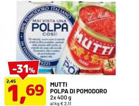 MUTTI POLPA DI POMODORO