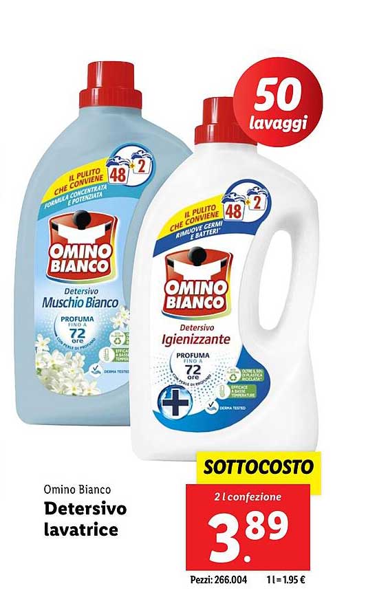 Omino Bianco Detersivo lavatrice