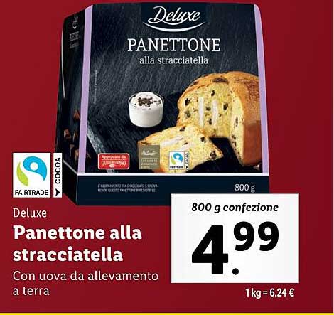 Panettone alla stracciatella